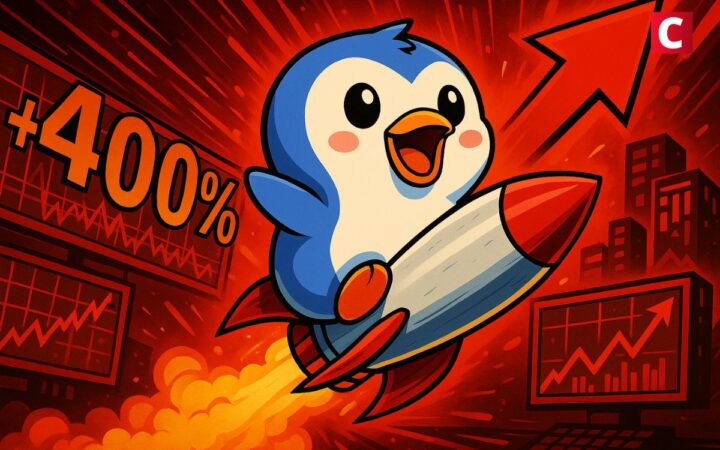 La crypto Pengu explose de 400 % en quelques semaines