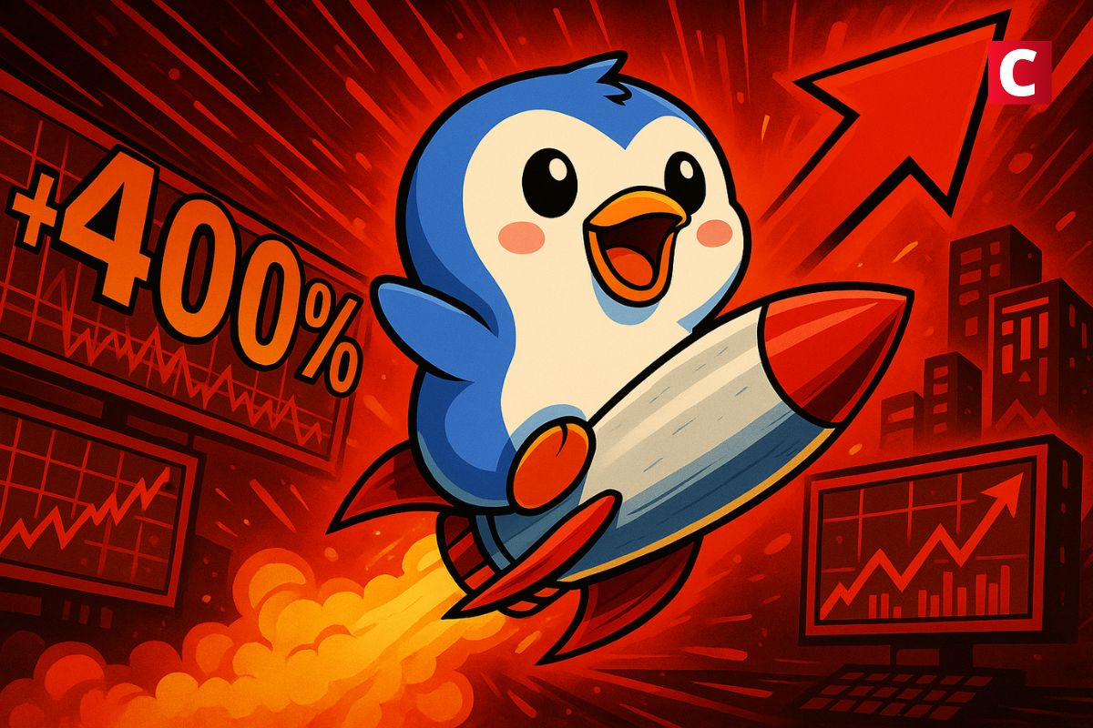 La crypto Pengu explose de 400 % en quelques semaines