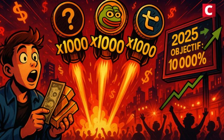 Top 3 altcoins au potentiel x1000 pour exploser en 2025