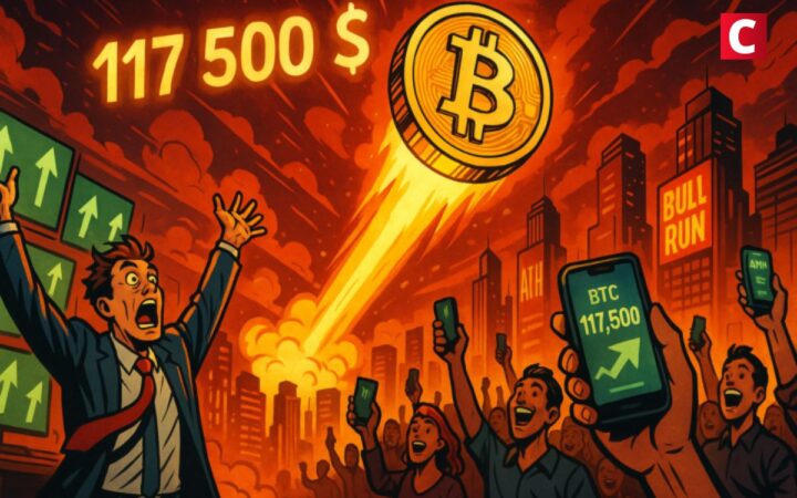Bitcoin au-dessus des 117 500 $ : la hausse continue