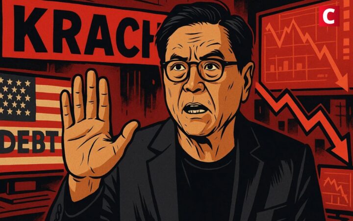 Vers un nouveau krach ? Kiyosaki pointe la dette US et les ventes massives d’actions
