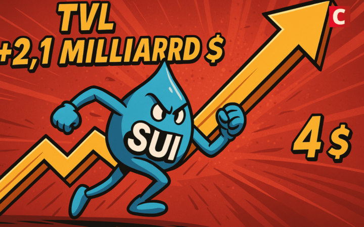 Sui se rapproche des 4 $ tandis que la TVL dépasse à nouveau les 2 milliards