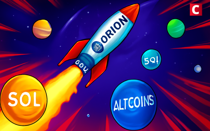 Orion mène la course des altcoins alors que Solana stagne sous 150 $