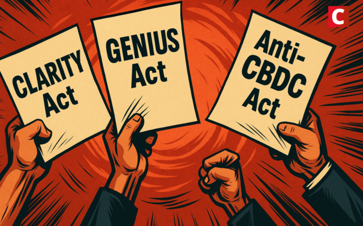 Crypto Week : les lois GENIUS, CLARITY et Anti-CBDC passent enfin