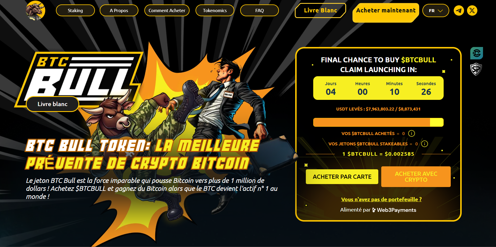 Encore 4 jours pour acheter $BTCBULL