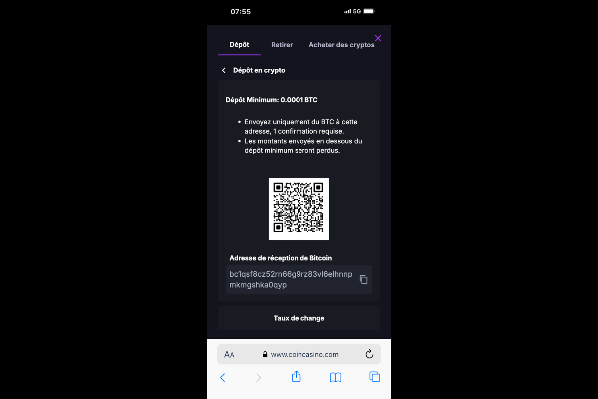 casino bitcoin fiable