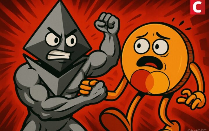Ethereum Dépasse Mastercard avec une Capitalisation Record de 485 Milliards de Dollars