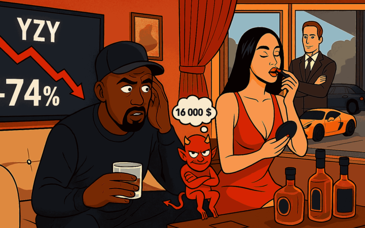 Kanye West : YZY chute de 74 %, Andrew Tate gagne 16 000 $