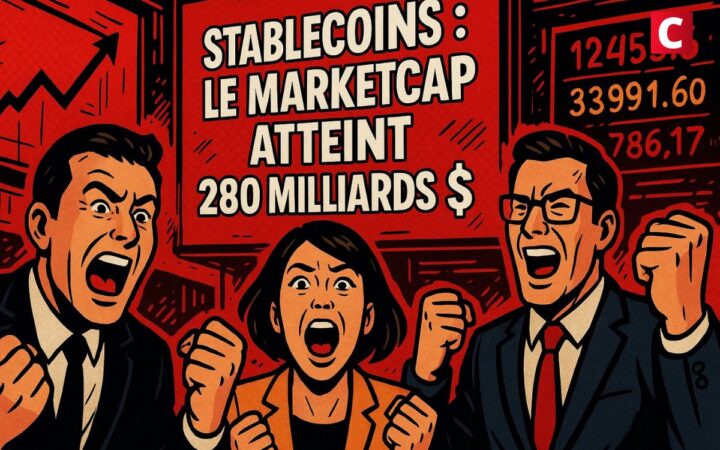 Stablecoins : le marketcap atteint 280 milliards $