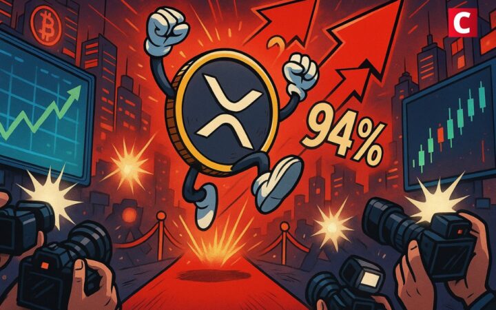 XRP en forte hausse : 94 % des tokens en profit