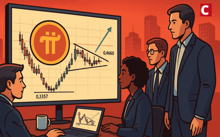 Pi Coin prêt pour une reprise ? Double-bottom et wedge annoncent-ils un breakout ?