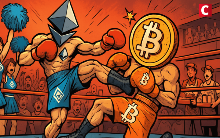 Ethereum vs Bitcoin : Qui régnera fin 2025 ?