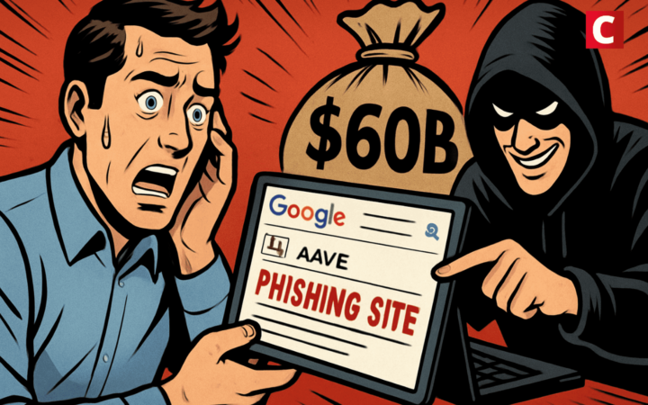 Aave frappé par une attaque de phishing via Google Ads