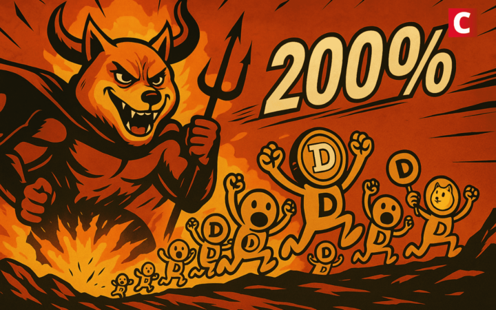Dogecoin en baisse, mais un rallye de 200 % se profile