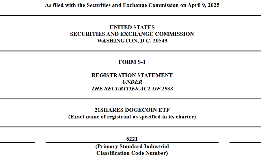 21SHARES DOGECOIN ETF