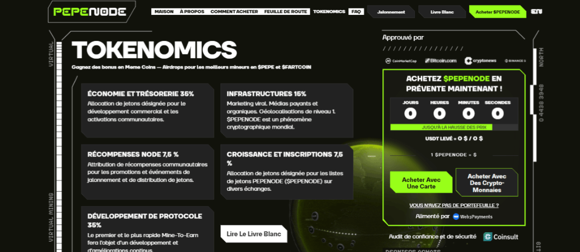 tokenomics du projet