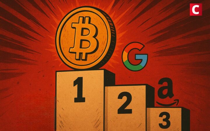 Le Bitcoin écrase Amazon et Google : la crypto qui fait trembler Wall Street
