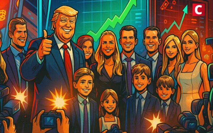 La famille Trump gagne plusieurs milliards de dollars grâce à deux projets crypto
