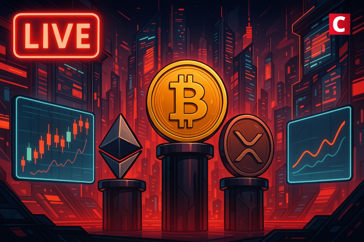 LIVE – Bitcoin, Ethereum, XRP, Rebond du marché après les liquidations massives du week-end… – Toute l’actualité du 13 octobre 2025