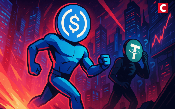 USDC détrône USDT sur la blockchain, selon JPMorgan