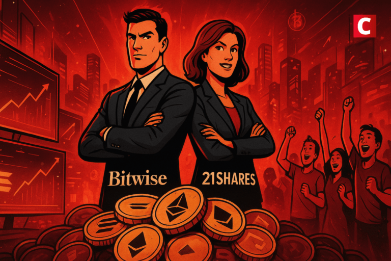 Crypto ETF : Bitwise et 21Shares misent sur le staking et baissent leurs frais