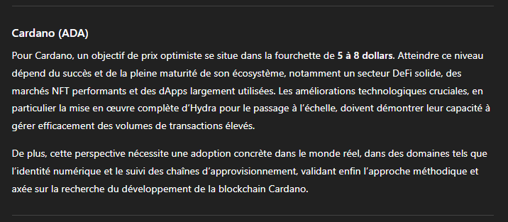 cardano prédiction deepseek