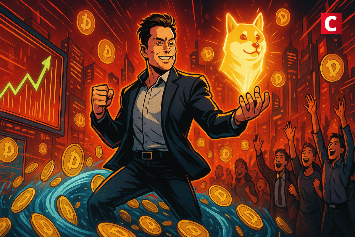 L’effet Musk propulse Dogecoin +25%, MAXI Doge est sous les radars