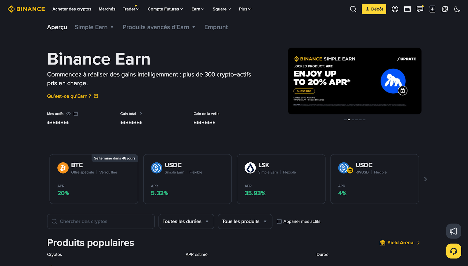 Binance Earn