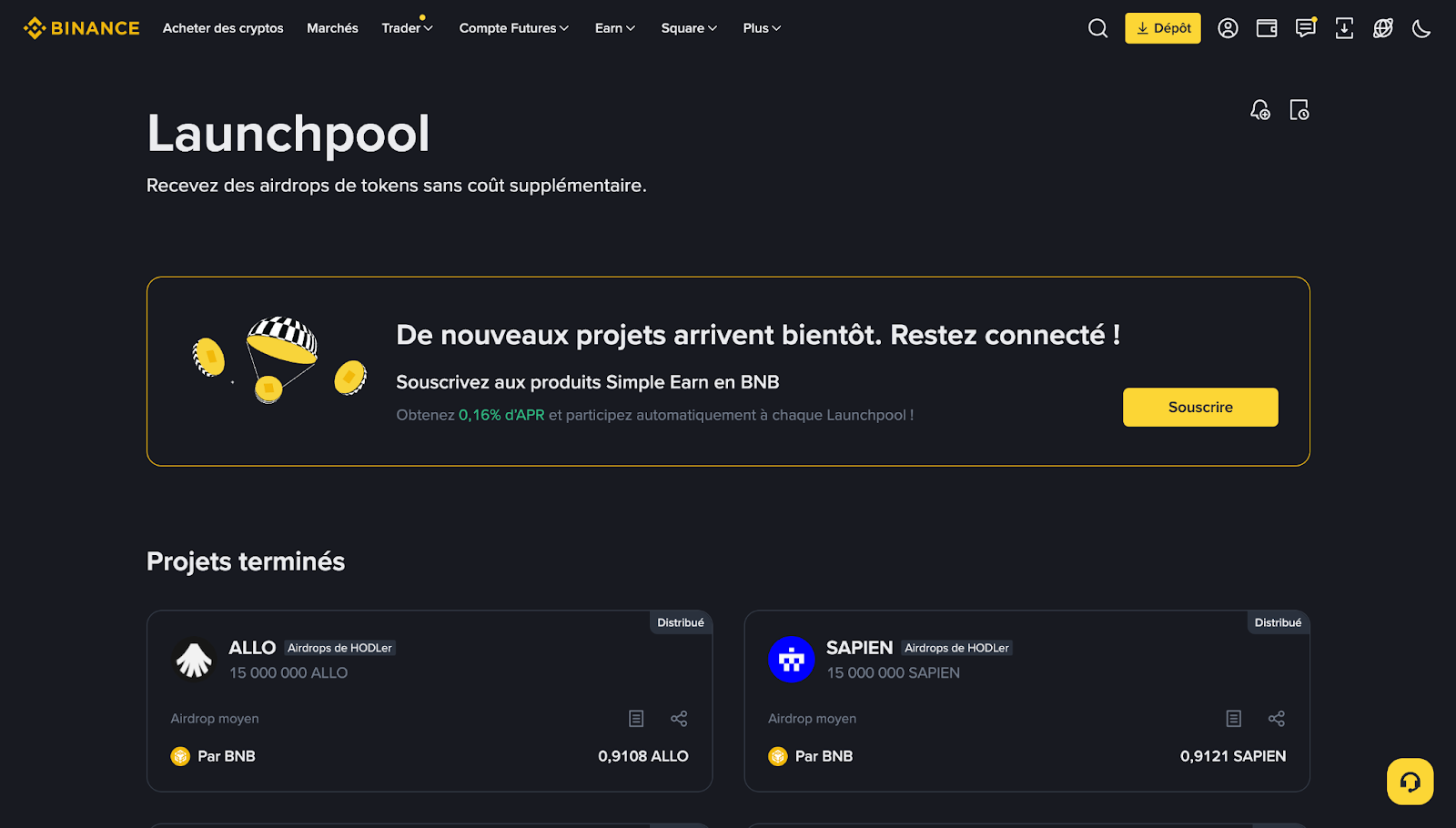 Binance Launchpool