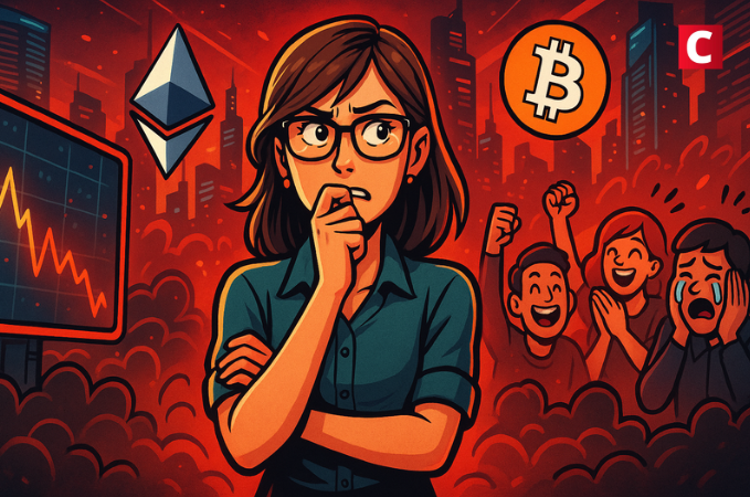 Cathie Wood achète la baisse d’ETH et refroidit ses attentes sur Bitcoin