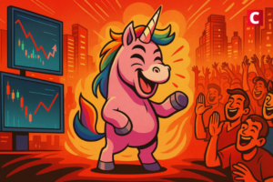 Malgré un marché des cryptomonnaies en recul, Uniswap explose