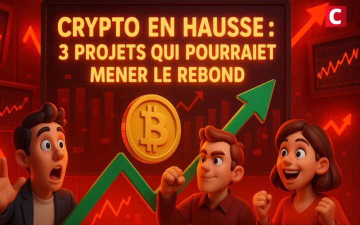 Crypto en hausse : 3 projets qui pourraient mener le rebond