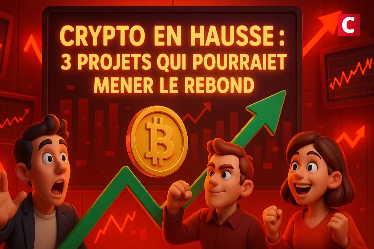 Crypto en hausse : 3 projets qui pourraient mener le rebond