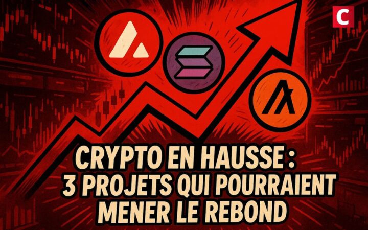 Crypto en hausse : 3 projets qui pourraient mener le rebond