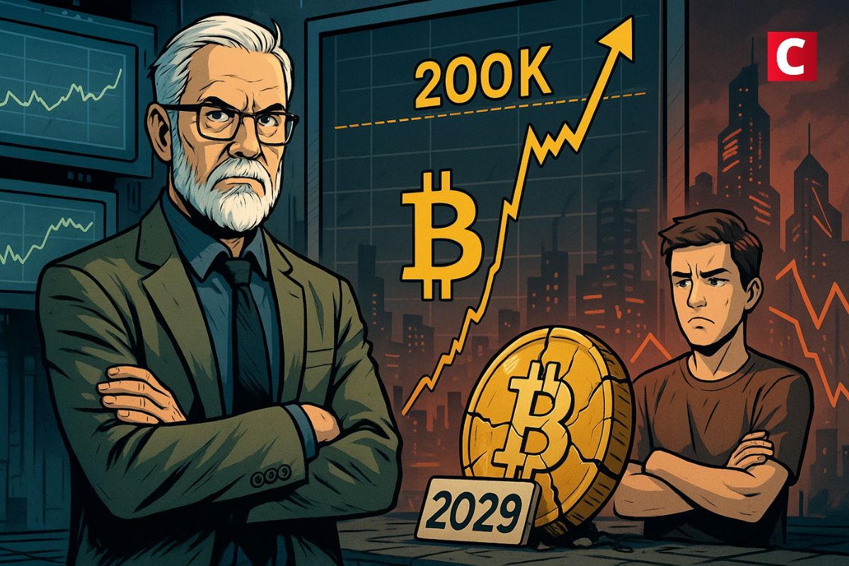 Pas de Bitcoin à 200K avant 2029 selon Peter Brandt