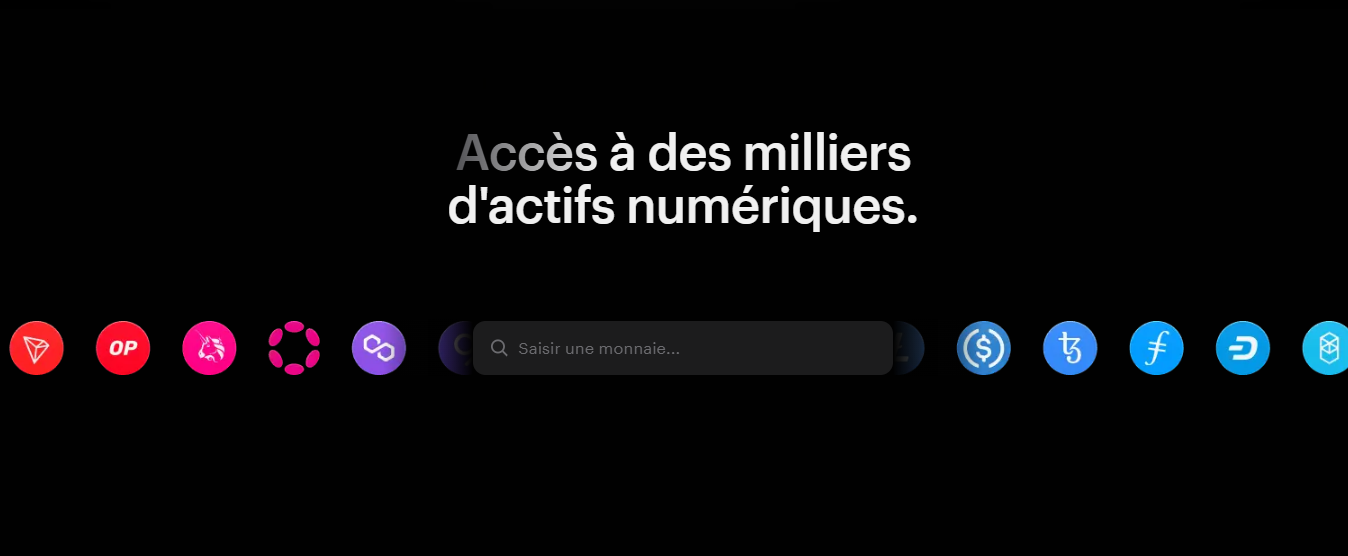 Cryptomonnaies supportées sur Tangem