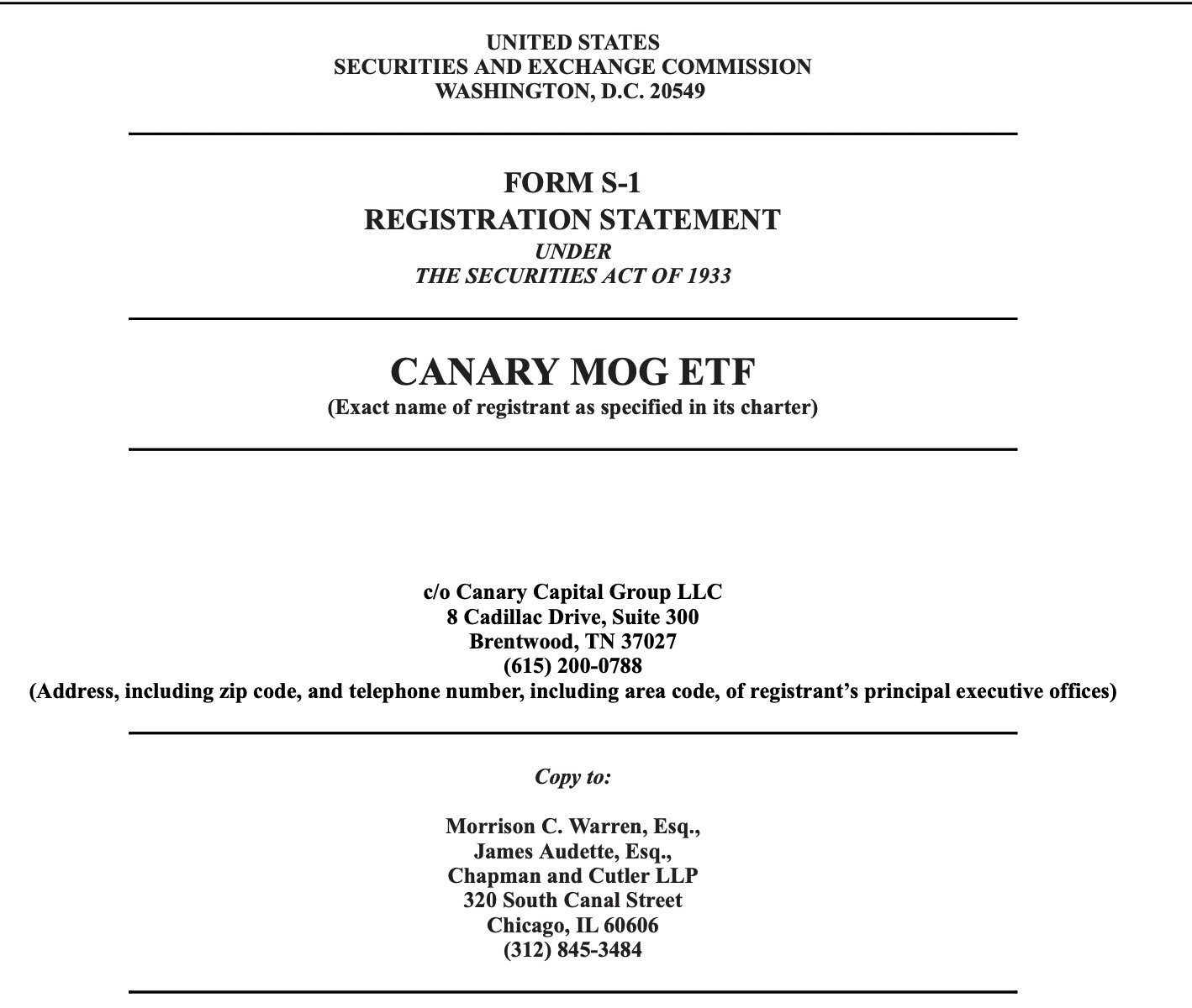 ETF MOG Canary