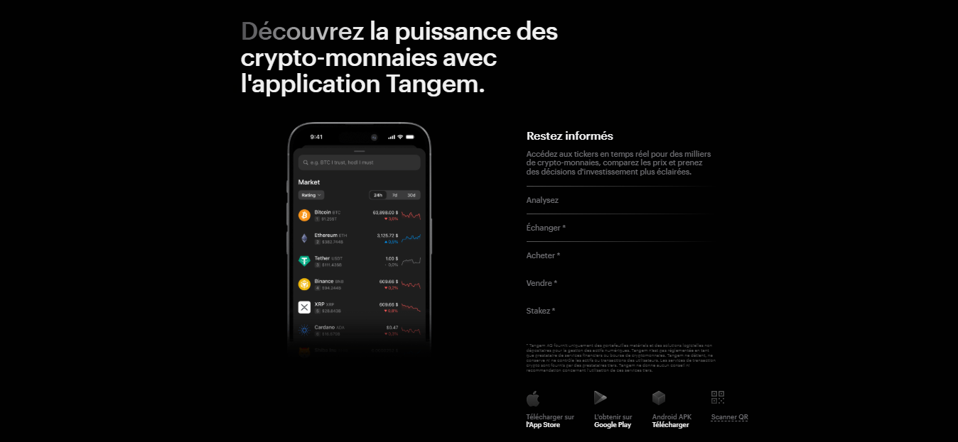 Téléchargement de l’application et appairage via NFC