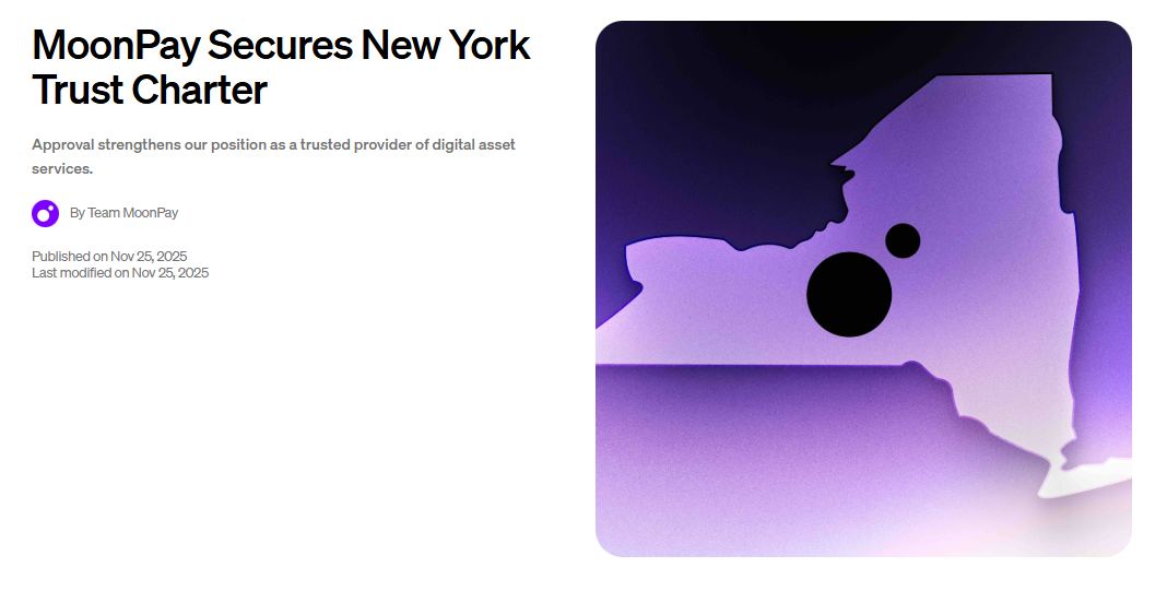 moonpay licence fiduciaire NY