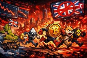 Le marché crypto en chute libre au Royaume-Uni