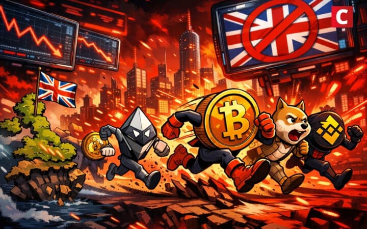 Le marché crypto en chute libre au Royaume-Uni