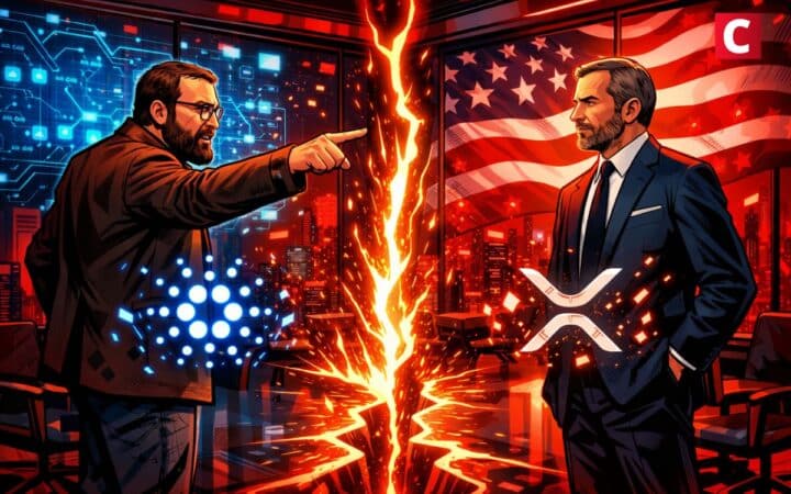 ADA vs. XRP : Pourquoi Charles Hoskinson s&rsquo;en prend au PDG de Ripple