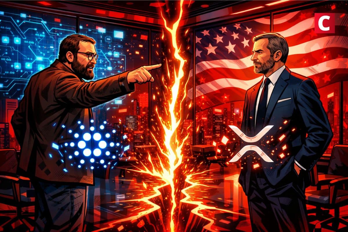 ADA vs. XRP : Pourquoi Charles Hoskinson s’en prend au PDG de Ripple