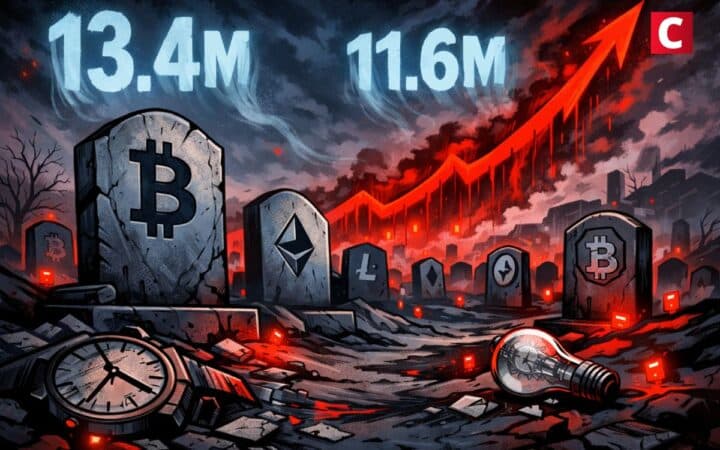 Le cimetière crypto : 13 millions de projets disparus depuis 2021