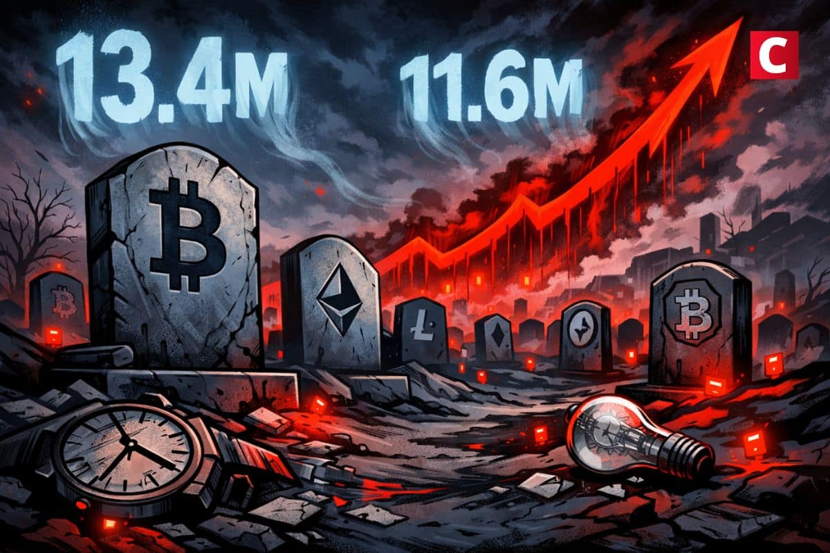 Le cimetière crypto : 13 millions de projets disparus depuis 2021