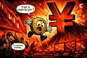 La chute du Bitcoin s&rsquo;explique-t-elle à cause du yen japonais ?