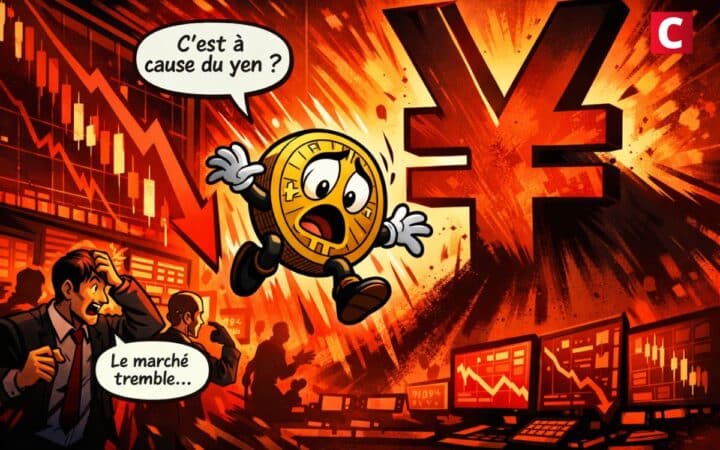 La chute du Bitcoin s&rsquo;explique-t-elle à cause du yen japonais ?