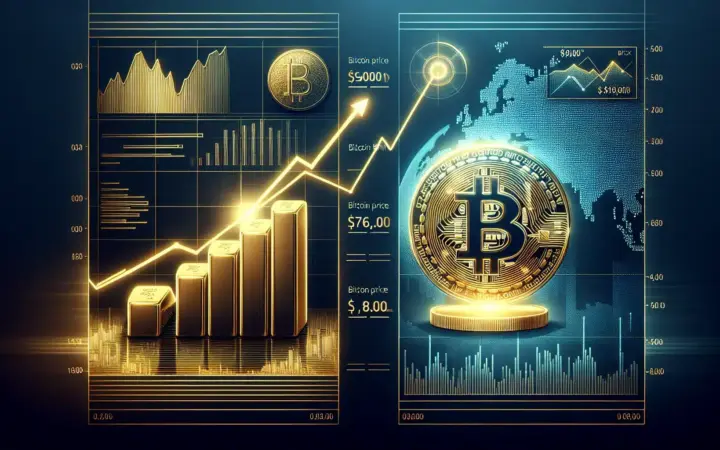 Prévisions du prix du Bitcoin : le BTC USD bondit et évolue en tandem avec l&rsquo;or