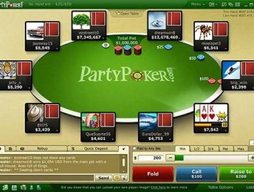 party poker - poker bitcoin