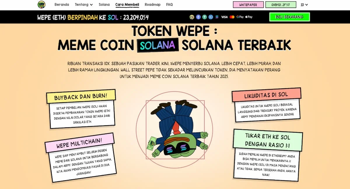Apakah Wall Street Pepe Investasi yang Cerdas dan Aman Saat Ini